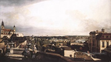 Bernardo Bellotto œuvres - Panorama de Vienne du Palais Kaunitz urbain Bernardo Bellotto